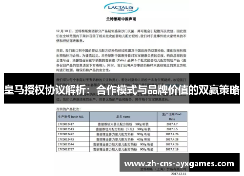 皇马授权协议解析:合作模式与品牌价值的双赢策略 皇马授权协议解析:合作模式与品牌价值的双赢策略